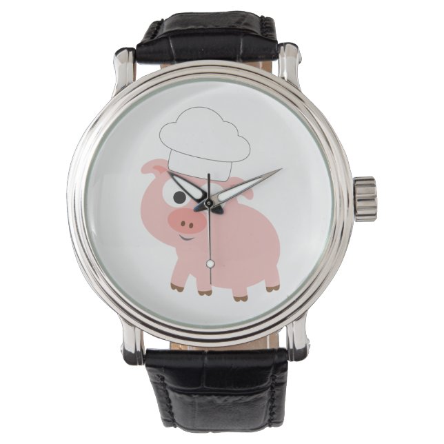 Relógio Chef Pig (Frente)