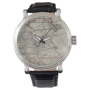 Relógio Chicago Milwaukee e relé de St Paul e conexões