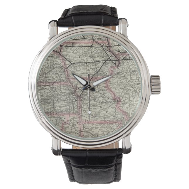 Relógio Chicago Milwaukee e Rua Paul Ry e conexões (Frente)