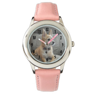 Relógio Chihuahua Wristwatch para crianças