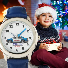 Relógio Child police surveillance add name 