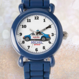 Relógio Child police surveillance add name 