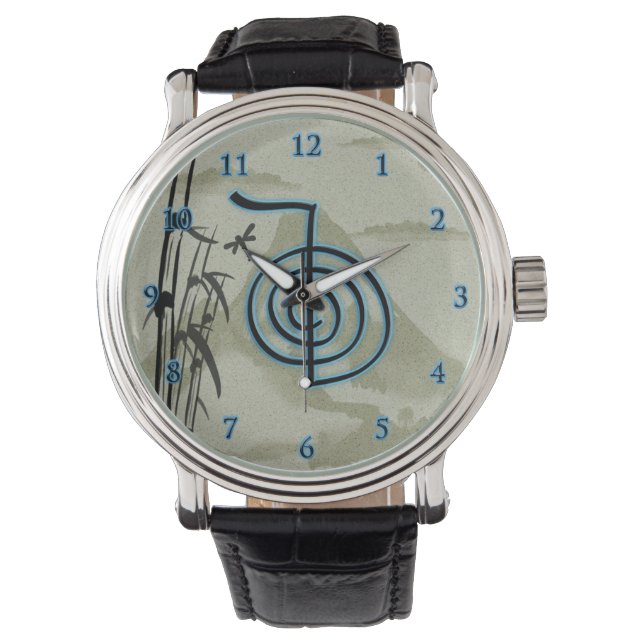 Relógio Cho Ku Rei Reiki Mountain (Frente)