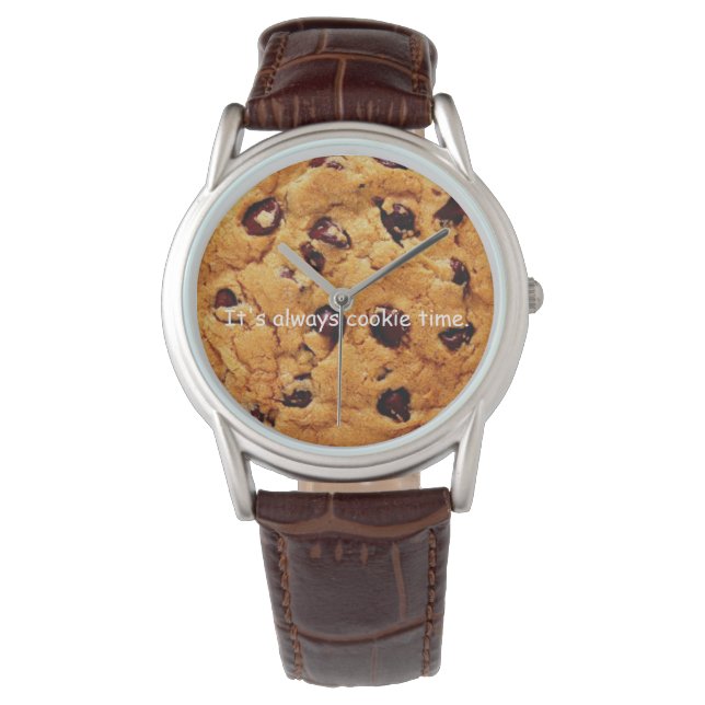 Relógio Chocolate Chip Cookie Men's Watch (Frente)