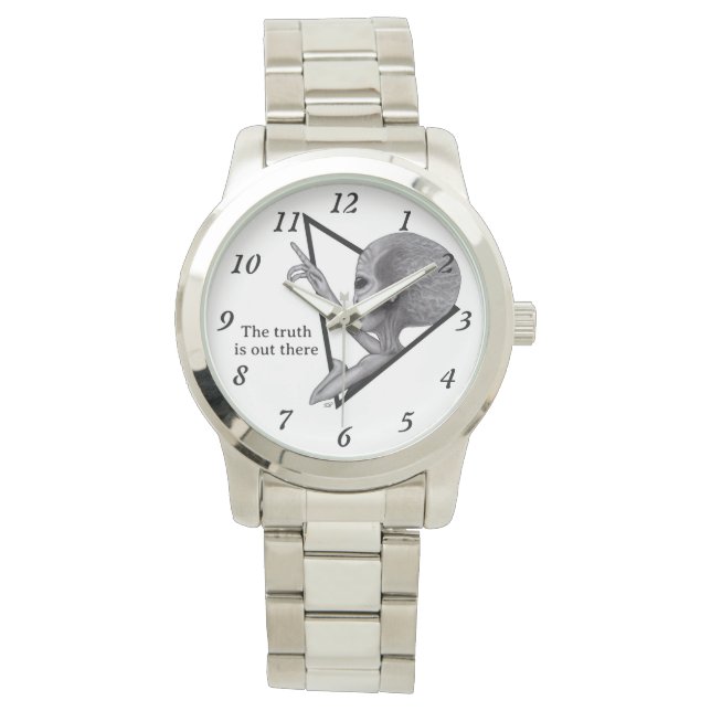 Relógio Cinza, a verdade está lá fora (Frente)