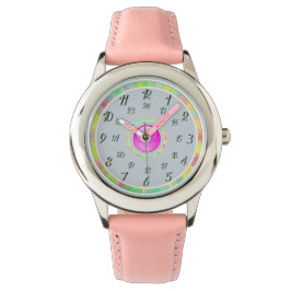 Relógio Cinza Rosa Heart Watch