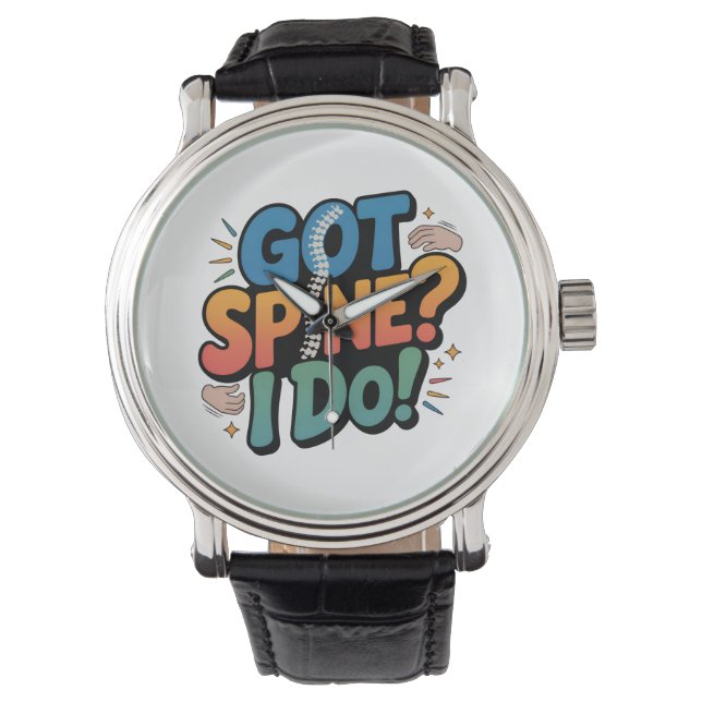 Relógio Citação da Saúde Humor Spine do Chiropractor (Frente)