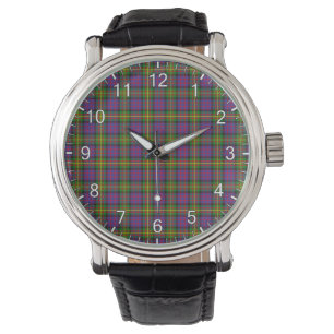 Relógio Clã Carnegie Tartan Xadrez Clan Eterno Gift W
