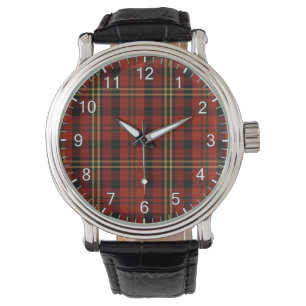 Relógio Clã Eterno Clã Davis Tartan Xadrez Gift Watc