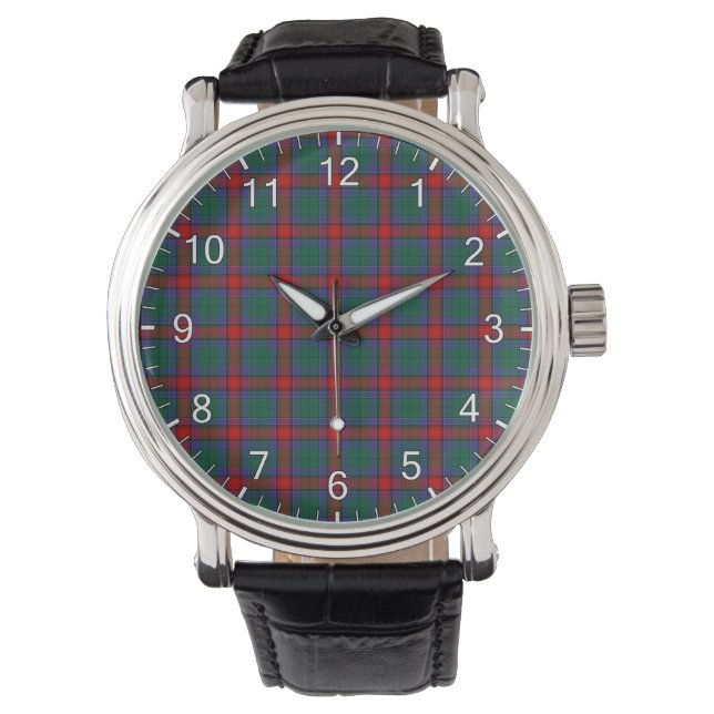 Relógio Clã Eterno Clã Jardine Dress Tartan Xadrez G (Frente)