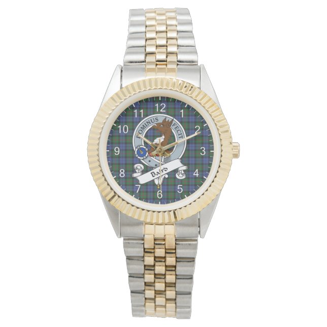 Relógio Clan Baird, Eterno clássico, Crachá moderno Tartan (Frente)