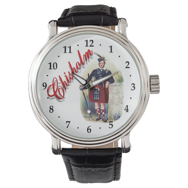 Relógio Clan Chisholm Scottish Dream Watch (Frente)