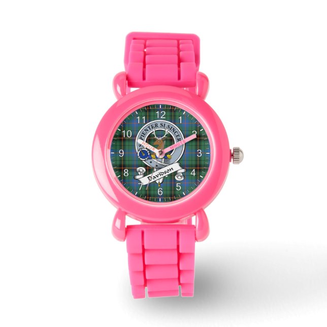 Relógio Clan Davidson, Eterno clássico, Crachá antigo Tart (Frente)