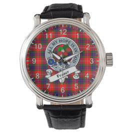 Relógio Clan Fraser Moderno do Eterno Clássico Tartan