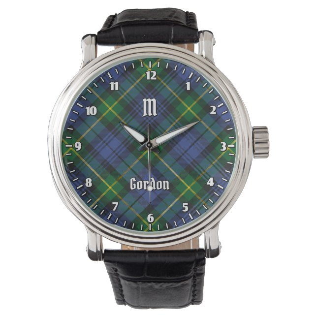 Relógio Clan Gordon Tartan Watch (Frente)