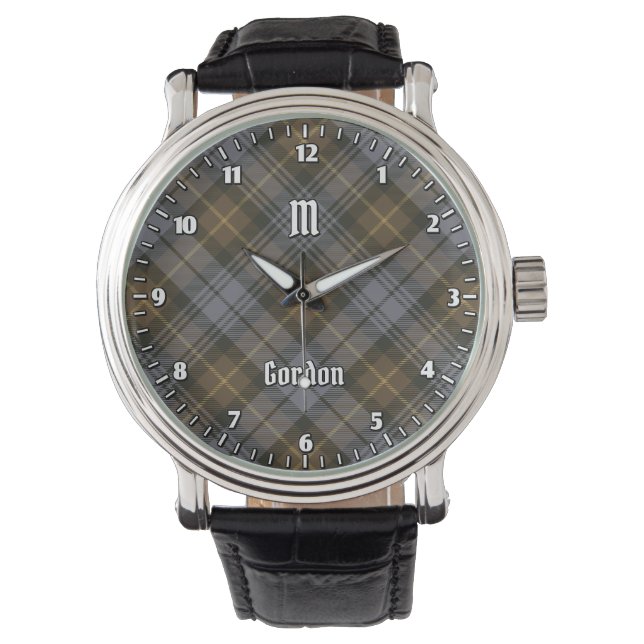 Relógio Clan Gordon Weathered Tartan Watch (Frente)