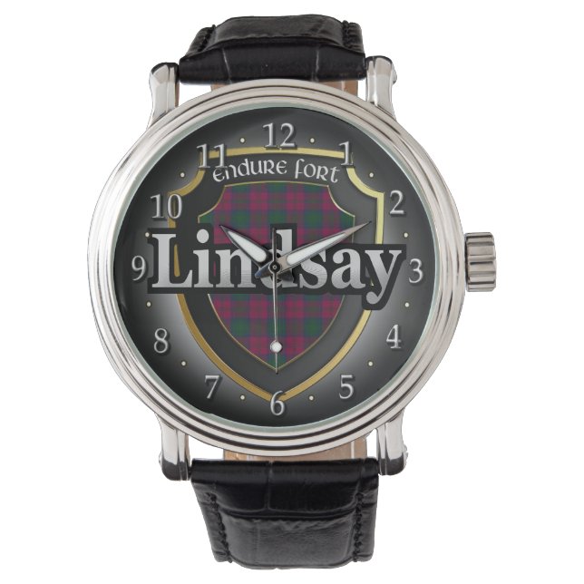 Relógio Clan Lindsay Scotland Celebration Watch (Frente)