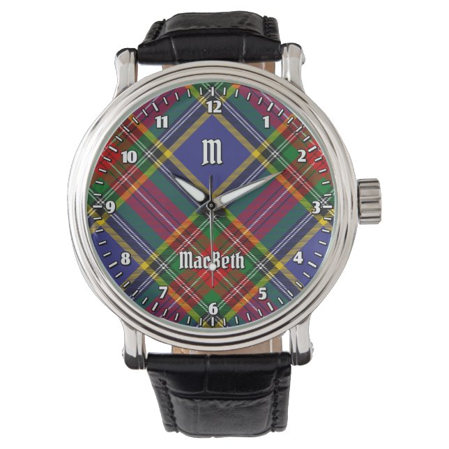 Relógio Clan MacBeth Tartan Watch (Frente)