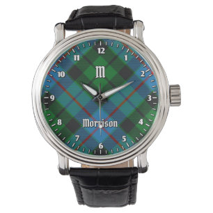 Relógio Clan Morrison caçando o Tartan Watch