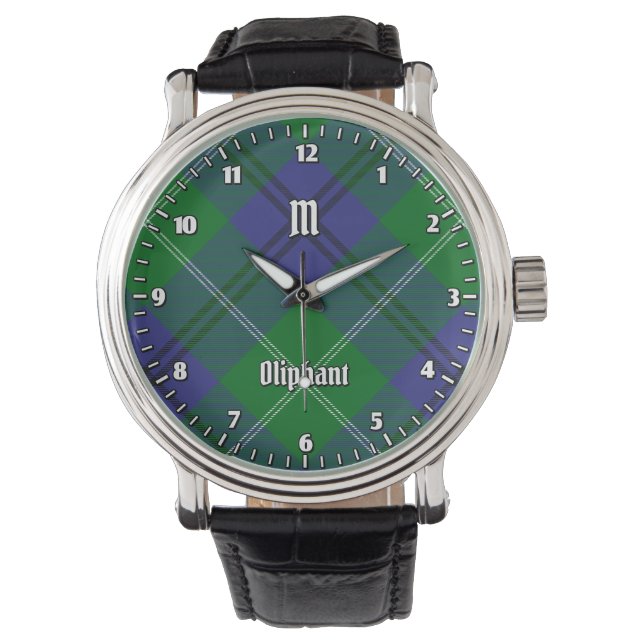Relógio Clan Oliphant Tartan Watch (Frente)