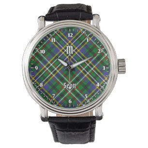 Relógio Clan Scott Green Tartan Watch
