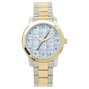 Relógio Clarinet~Música em Folha Rolada~Fundo de Tonalida