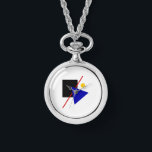 Relógio Classic Bauhaus Art Necklace Watch<br><div class="desc">Inspirado pelo movimento Bauhaus,  este relógio de colar é mais do que um mero relógio - é uma afirmação vestível de simplicidade sofisticada icônica. Criada com linhas limpas,  formas geométricas,  e focada na beleza essencial,  esta peça combina perfeitamente forma e função.</div>