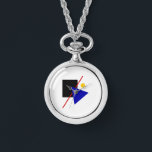 Relógio Classic Bauhaus Art Necklace Watch<br><div class="desc">Inspirado pelo movimento Bauhaus,  este relógio de colar é mais do que um mero relógio - é uma afirmação vestível de simplicidade sofisticada icônica. Criada com linhas limpas,  formas geométricas,  e focada na beleza essencial,  esta peça combina perfeitamente forma e função.</div>