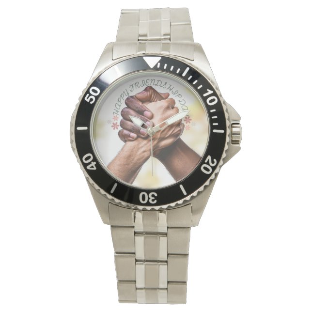 Relógio Classic Black Leather Watch (Frente)