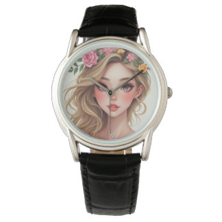 Relógio Classic Black Leather Watch (C.C)