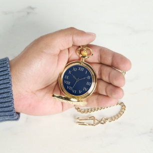 Relógio Classic Blue Pocket Watch