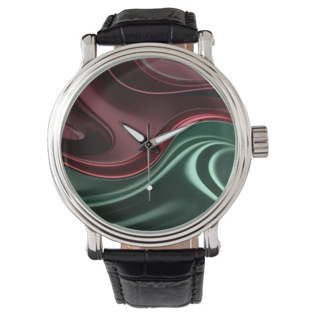 Relógio Classic watch in stylish abstract graphic (Frente)