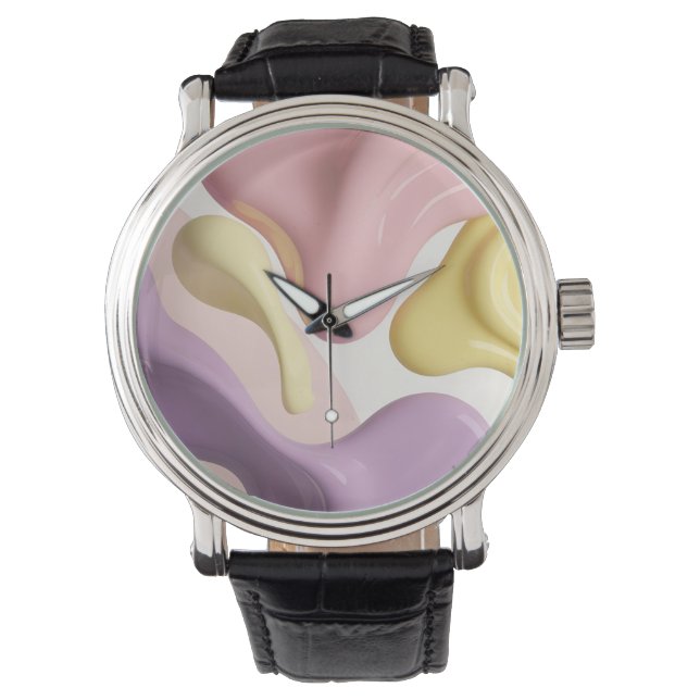 Relógio Classic watch in stylish abstract graphic (Frente)