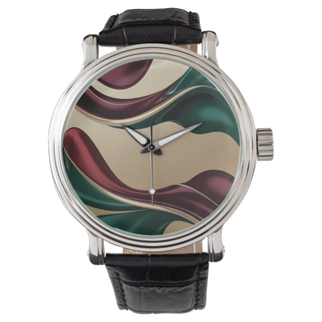 Relógio Classic watch in stylish abstract graphic (Frente)