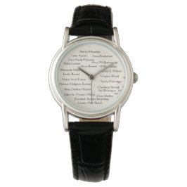Relógio Classic Women Writers Watch