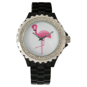 RELÓGIO CLÁSSICO FLAMINGO PERSONALIZADO NEGRO ASSISTENTE