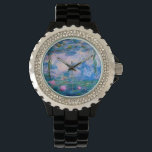 Relógio Claude Monet - Lírios Água 1919<br><div class="desc">Claude Monet - Lírios Água 1919 . Uma pintura artística famosa.</div>