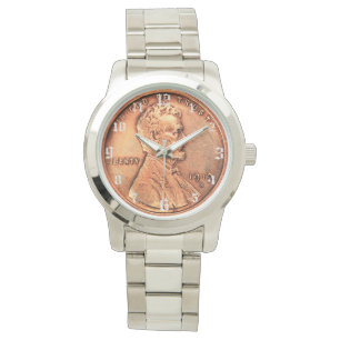 Relógio Cobre Abraham Lincoln, 1 centavo