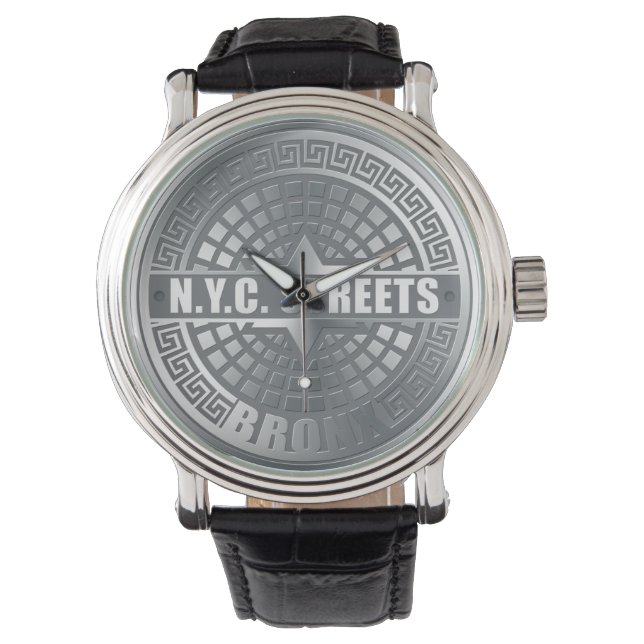 Relógio Cobrir Manhole Bronx (Frente)