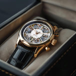 Relógio Colagem Personalizada de 6 Fotos<br><div class="desc">Mostre suas fotos favoritas neste lindo relógio personalizado. Adicione seu texto personalizado de um tipo de design ou presente para esposa,  avós,  formando,  etc.</div>