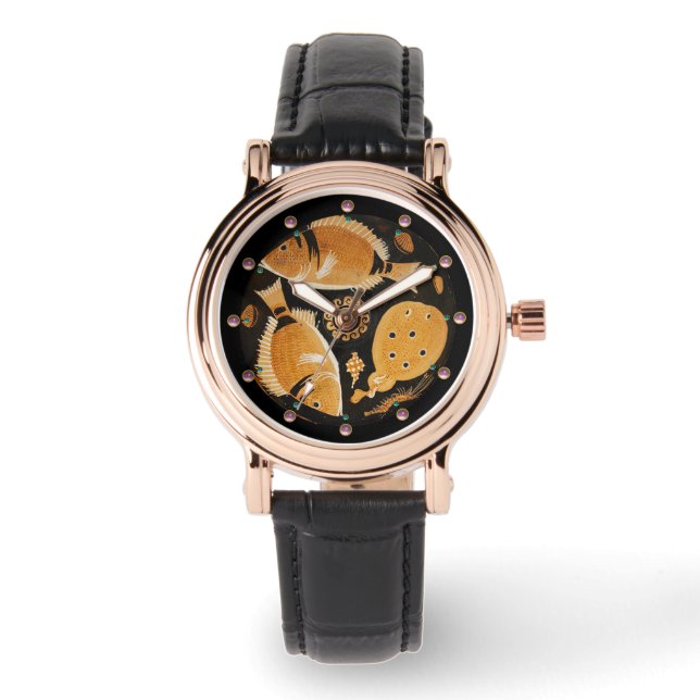 RELÓGIO COLEÇÃO POMPEII/PESCAS,OCEANO - CENA DE VIDA MARÍT (Frente)