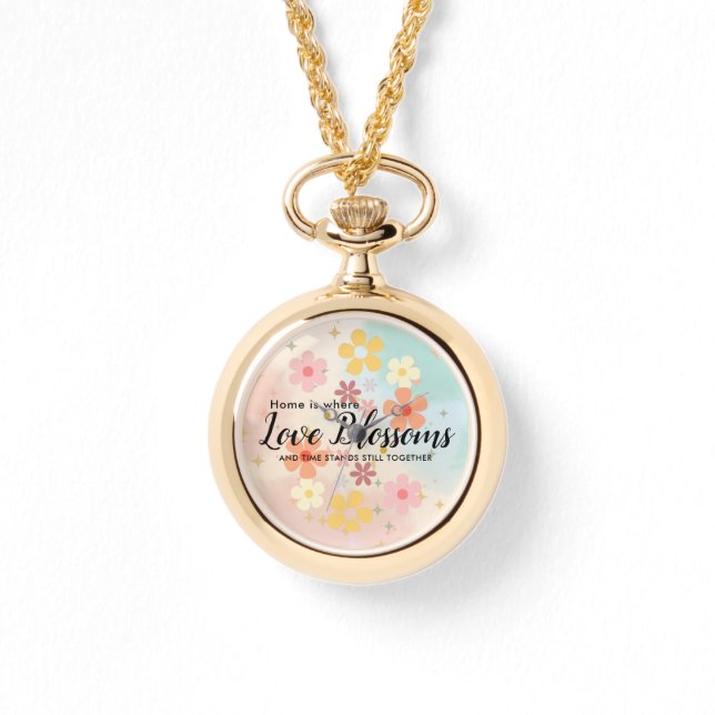 Relógio Colheita de Pétalas de Pastel Shade Colosão de Cad (Frente)