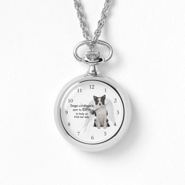 Relógio Collies de Bordas são Observadores de Ângulos (Frente)