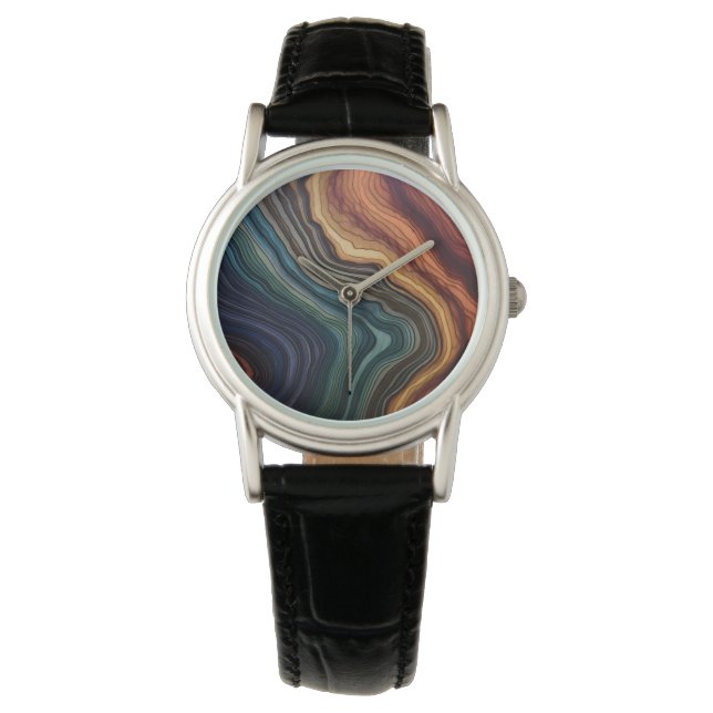 Relógio Colorida Wood Watch (Frente)