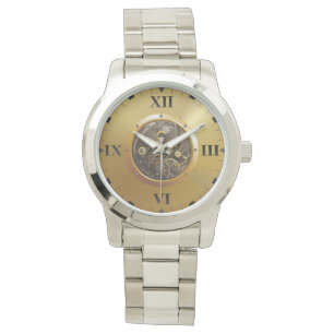 relógio com discagem romana