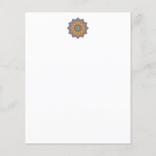 Relógio com Mandala Pintada à Mão 1