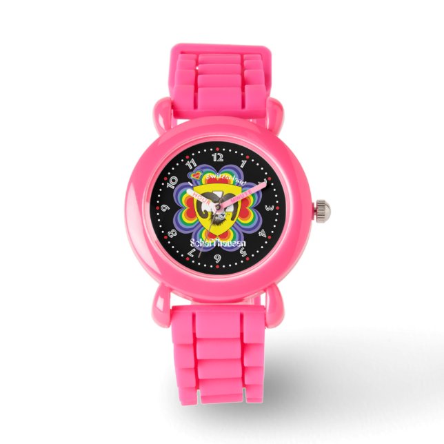 Relógio com rascunho de suíço Schaffhausen Suíça (Frente)