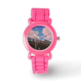 Relógio Comboio nas vias