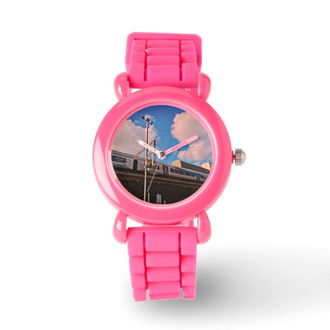 Relógio Comboio nas vias (Frente)