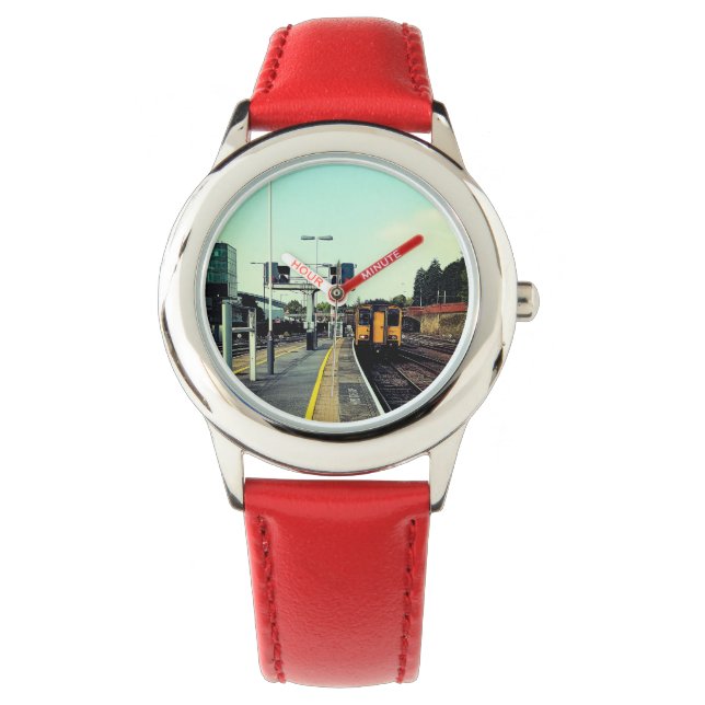 Relógio Comboio nas vias (Frente)